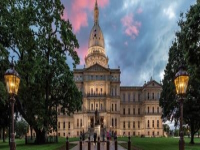 MICHIGAN CLOSES STATE CAPITOL AS PROTESTERS GATHER AGAINST STAY-AT-HOME ORDER