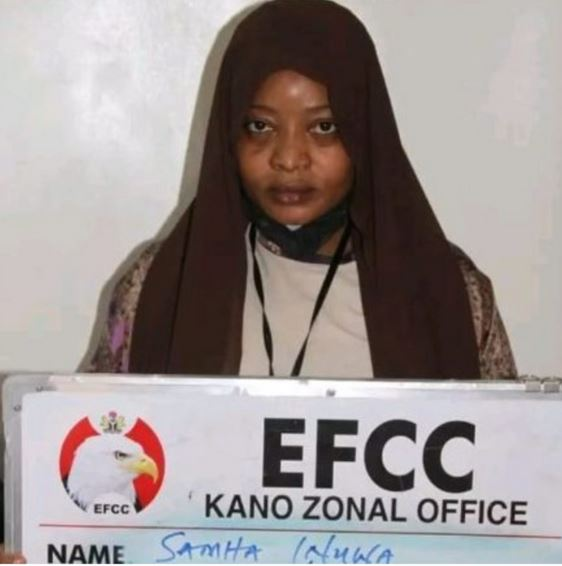 VIRAL VIDEO LANDS KANNYWOOD STAR IN TROUBLE: EFCC ARRESTS SAMHA INUWA OVER NAIRA ABUSE