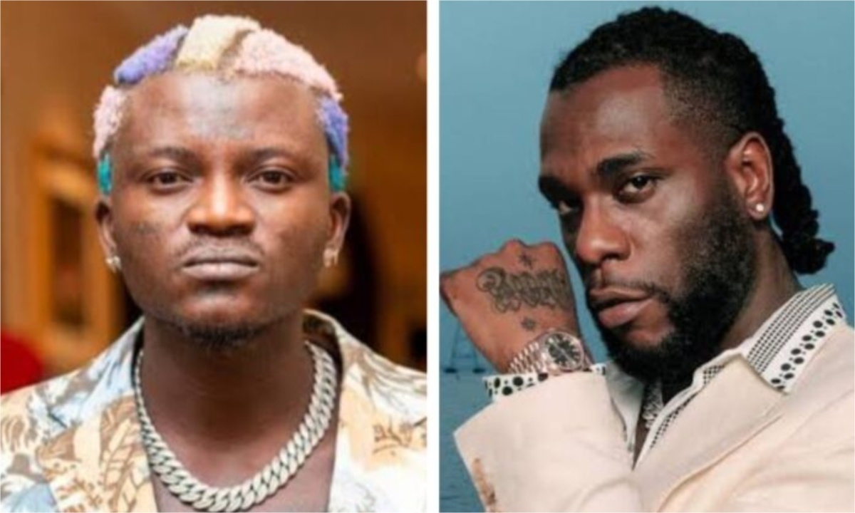 PORTABLE CLAIMS BURNA BOY GAVE HIM N20M TO FIGHT SPEED DARLINGTON