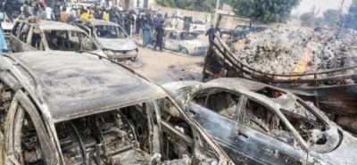 BOKO HARAM ALLEGEDLY BURNT 30 TRAVELLERS TO DEATH AT MAIDUGURI GATE