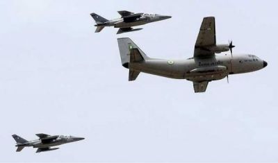 TERRORISTS KILL SEVEN SOLDIERS, AS NAF RAINS BOMBS ON FORESTS