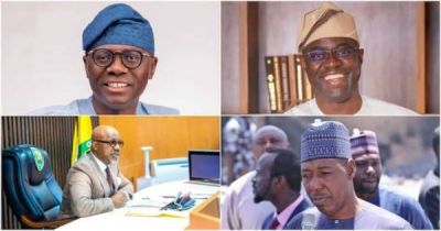 SANWO-OLU, BUNI, MAKINDE, 3 OTHER GOVERNORS WIN RE-ELECTION