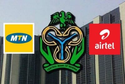 CBN GRANTED APPROVAL TO MTN, AIRTEL FOR PAYMENT SERVICES, OPERATIONS WILL BE DIFFERENT FROM CONVENTIONAL BANKS