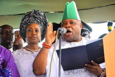 &#039;OYETOLA MALICIOUSLY SET BOOBY TRAPS FOR ME&#039; OSUN NEW GOV, ADELEKE ALLEGES