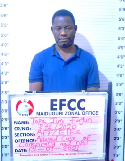 EFCC ARRAIGNS TOPE FAGUN FOR POSING AS IZE IYAMU TO DUPE APC OF N70M