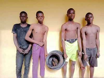 TEENAGE RITUALISTS REMANDED IN PRISON OVER ALLEGED MURDER OF GIRL FRIEND