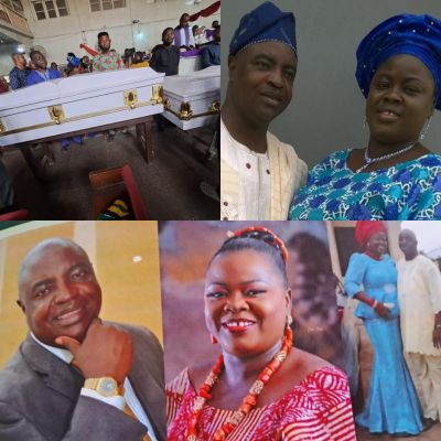 ASSASSINATED COUPLE LAID TO REST IN ABEOKUTA AMIDST TEARS, CURSES