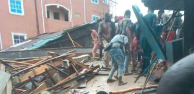 TWO KILLED IN ANOTHER BUILDING COLLAPSE IN LAGOS