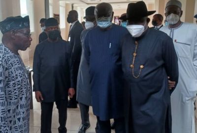 OSINBAJO, OBASANJO, GEJ DELIBERATE ON CONSOLIDATING DEMOCRATIC GOVERNANCE IN AFRICA, CONDEMN MILITARY INCURSION