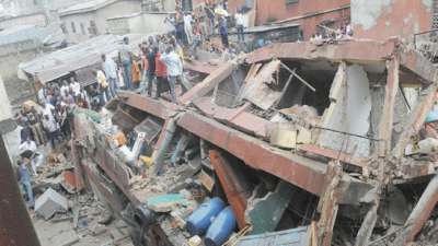 PUPILS, PREGNANT WOMAN DIE IN COLLAPSED BUILDING IN LAGOS