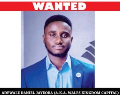 EFCC DECLARES 24 YEAR OLD MAN WANTED OVER N935M INVESTMENT SCAM