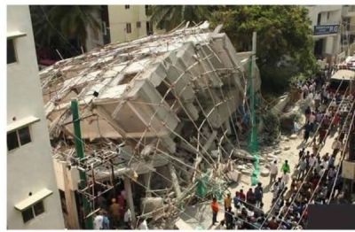 WORKERS TRAPPED AS 7- STOREY BUILDING COLLAPSES IN LAGOS HIGH-BROW BANANA ISLAND